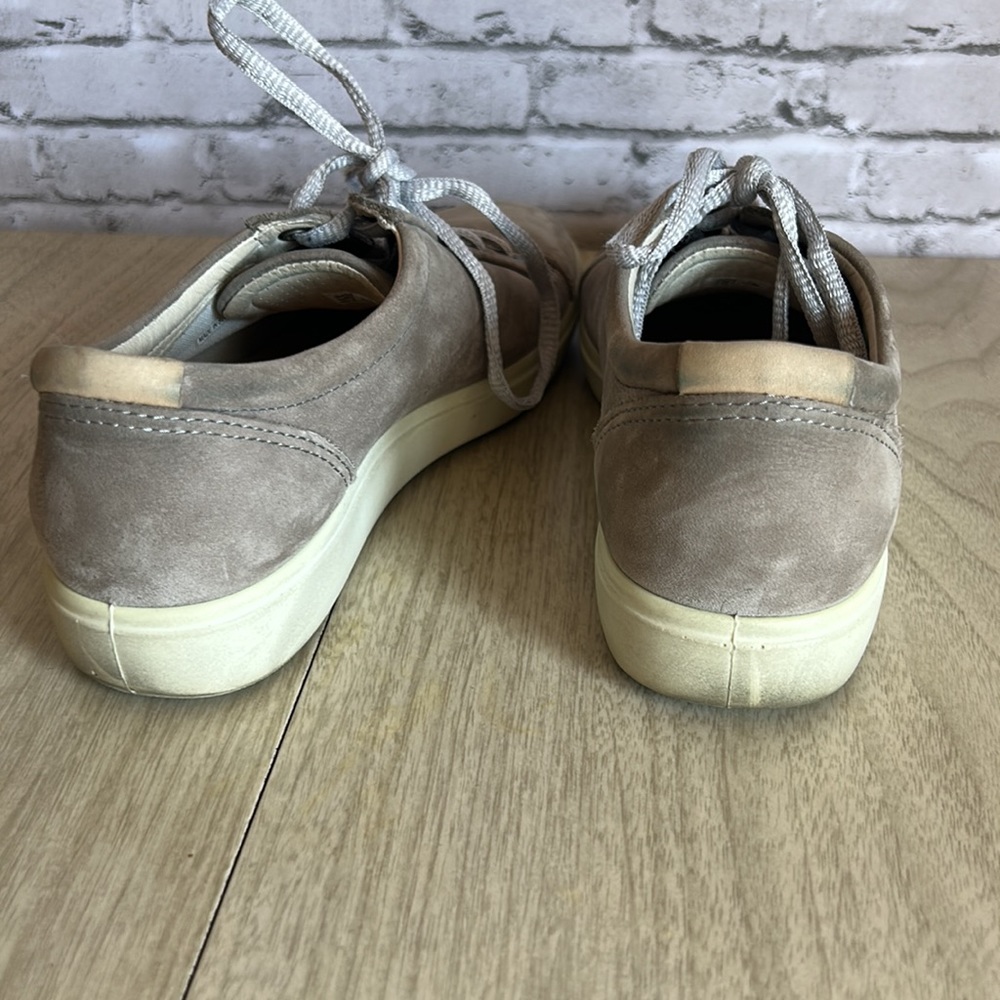 Ecco Sneakers Suede Gray View 4